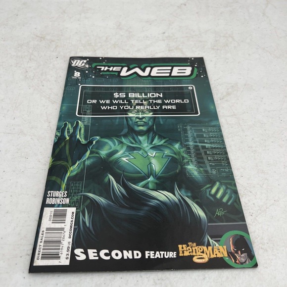 Web #8 (2010) DC comics Hangman 5 Billion Stuffed Robinson - Picture 1 of 10